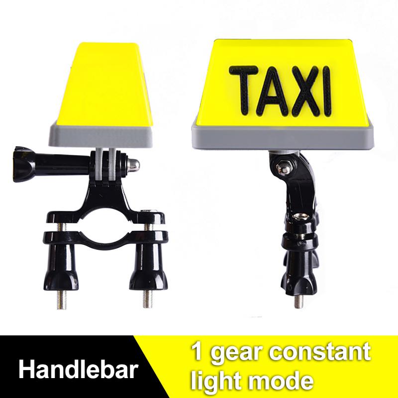 Accesorios para casco de motocicleta, luz LED para señal de TAXI, Kit de decoración con indicador recargable por USB, producto para Motocross: 01