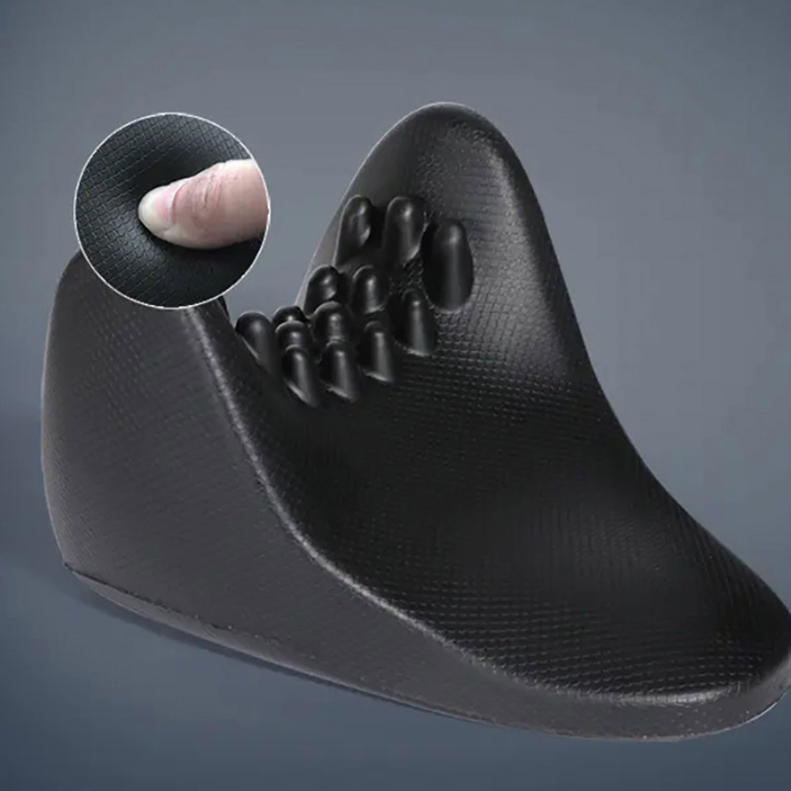 Almohada de masaje Cervical, cojín de tracción Cervical portátil para aliviar el dolor de cuello y hombros