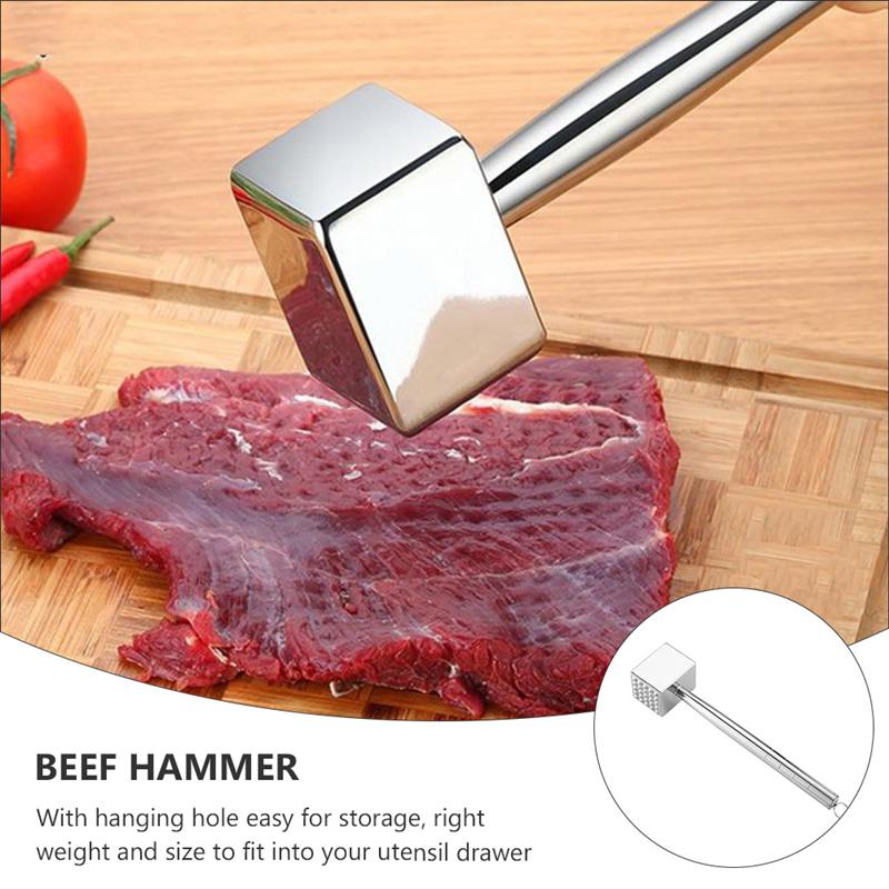 Mazo para carne duradero, mazo para carne para cocina, práctico y ergonómico, resistente, 1 unidad