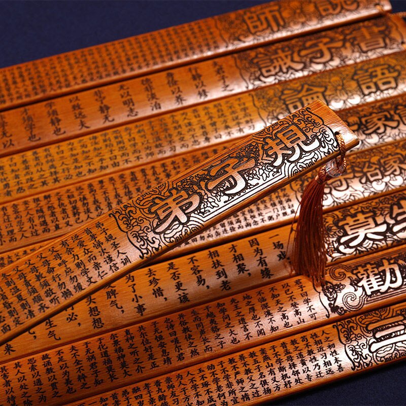 Chinese Cultural Characteristic Ruler Measurement Caution Ruler Jiechi Wooden Metric Rule Precision Double Sided Measuring Tool