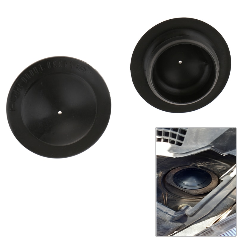 Tapa de la cubierta superior del coche, accesorio de montaje de puntal de choque delantero a prueba de polvo, 44mm, reemplazo 54330ED000, para NISSAN Versa, suspensión delantera, 2 uds.