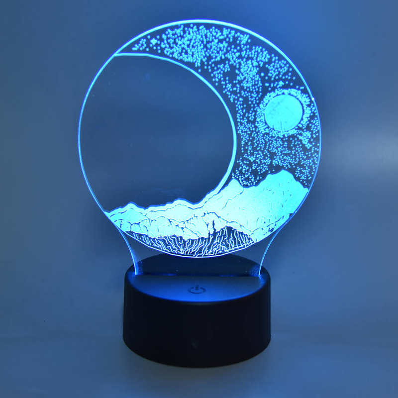 3D Night Light 3D Light Moon for Birthday for Office