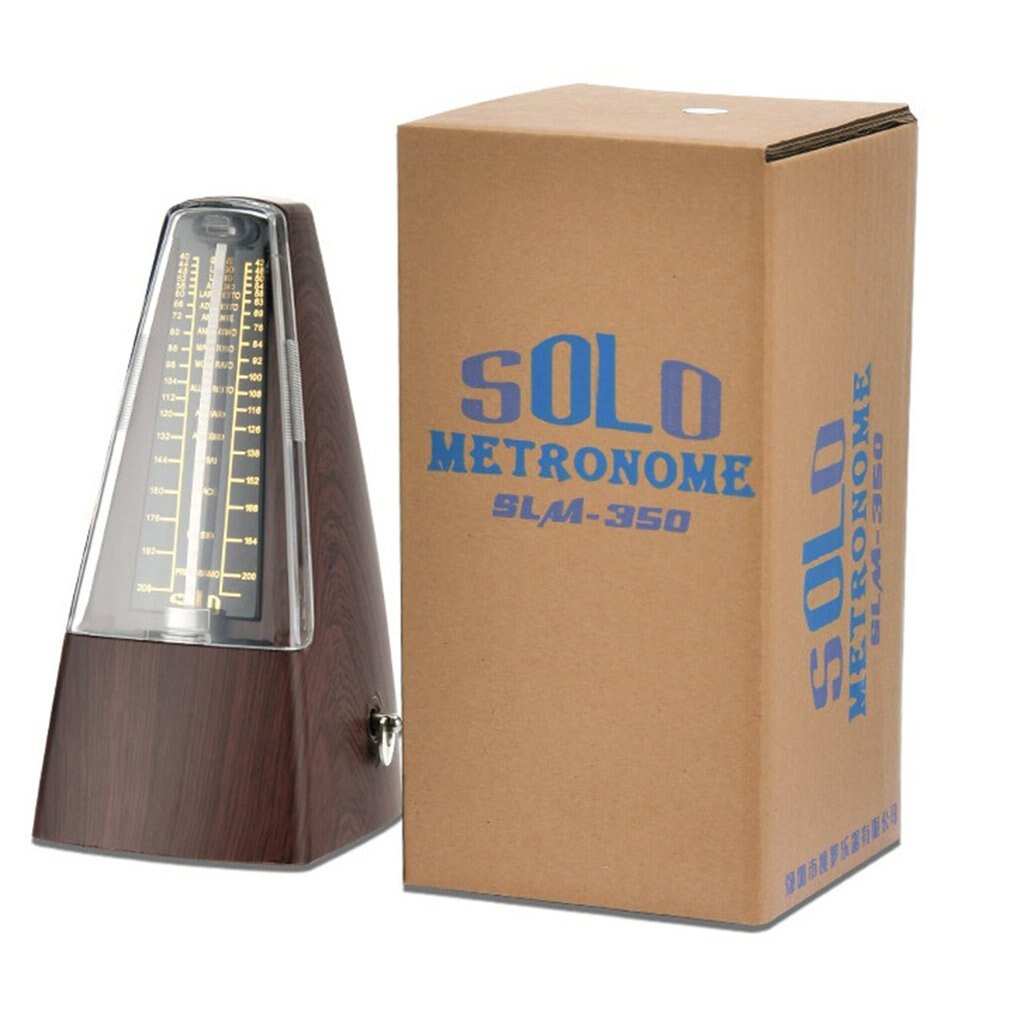 -Retro Piano Mechanische Metronoom Antieke Metronoom Slinger Mecanico Hout Kleur Voor Universele Piano Gitaar Viool Musical