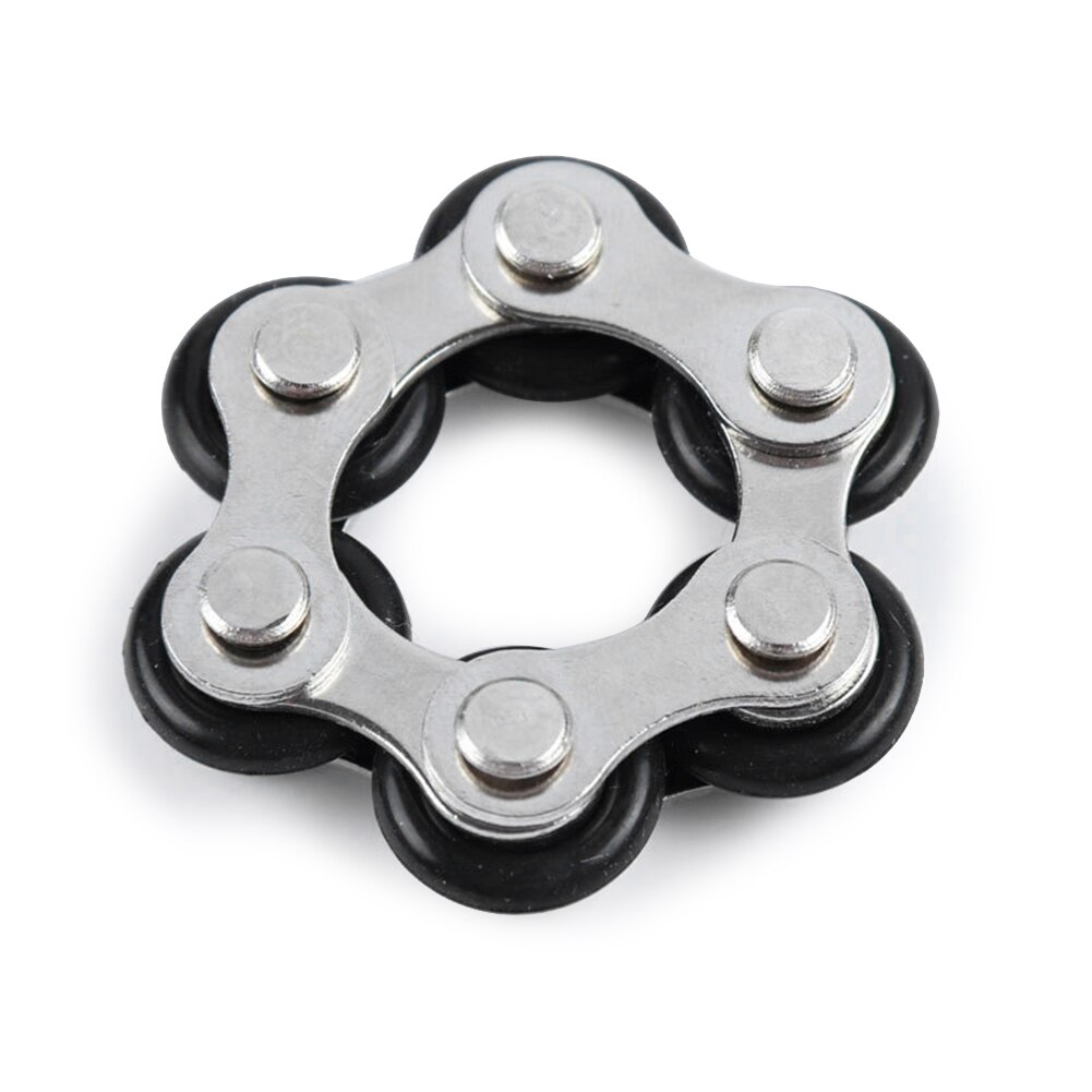 Fiets Chain Key Ring Fidget Speelgoed Stress Reliever Angst Relief Decompressie Druk Reductie Fun: A