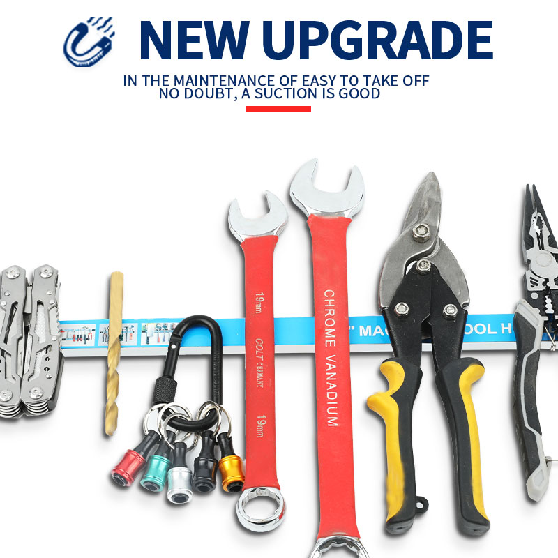 Sterk magnetisch gereedschapsrek hardware keukengerei en ijzeren producten opslag magnetisch krachtrek magnetische magneet magneetstrip