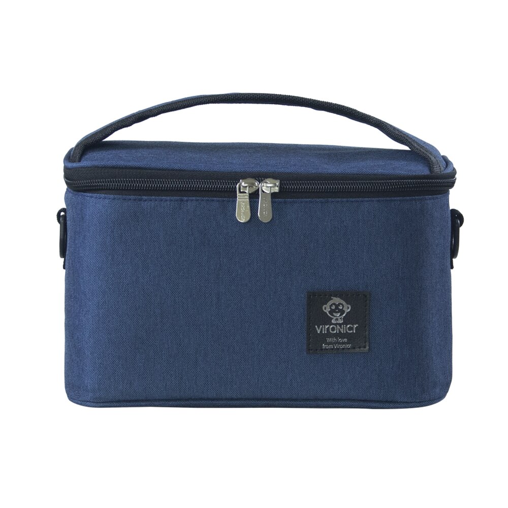Sac de conservation du lait maternel sac à dos thermique de lait sac de glace réfrigéré sac à dos étanche Portable: Navy Blue