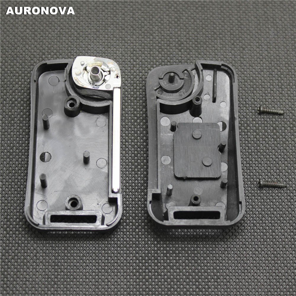 Auroneva para Peugeot 307 llave de coche modificada y mejorada plegable 2 botones llave de coche remoto tipo Mini Coche