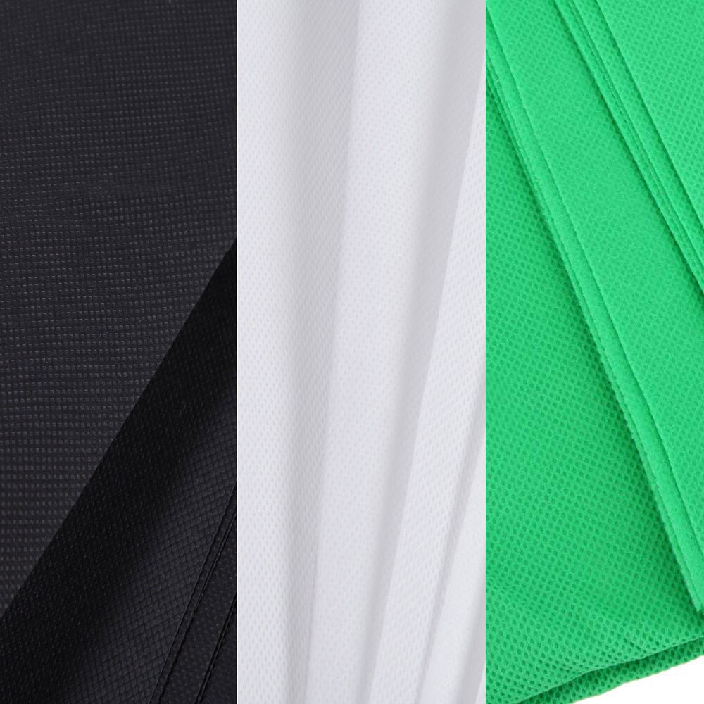 Photography Studio Video 1.8 * 2.7m / 5.9 * 8.8ft Nonwoven Fabric Backdrop Background Screen Photography Backdrops Green Screen