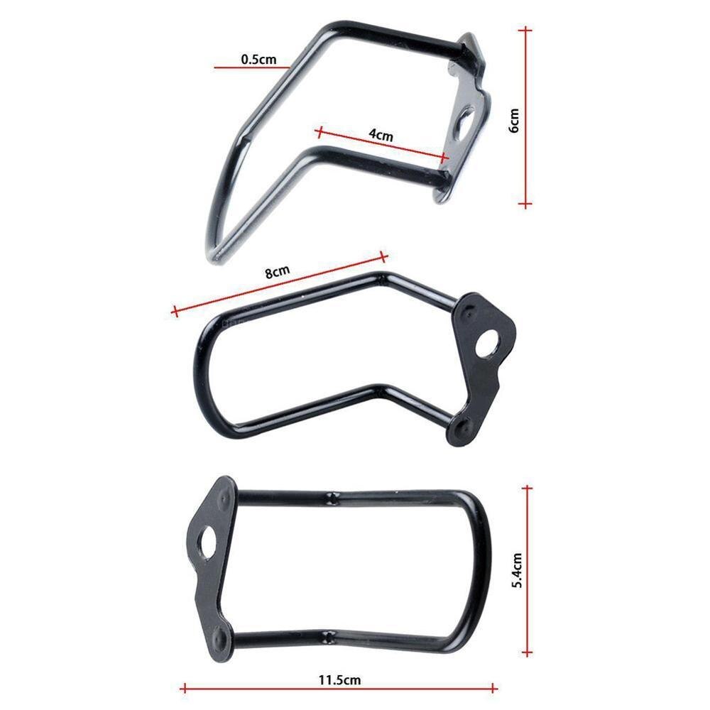 1 Piece Adjustable Steel Black Bicycle Mountain Bike Gear Outdoor Stay Accessories Guard Cycling Derailleur Rear ProtectorP