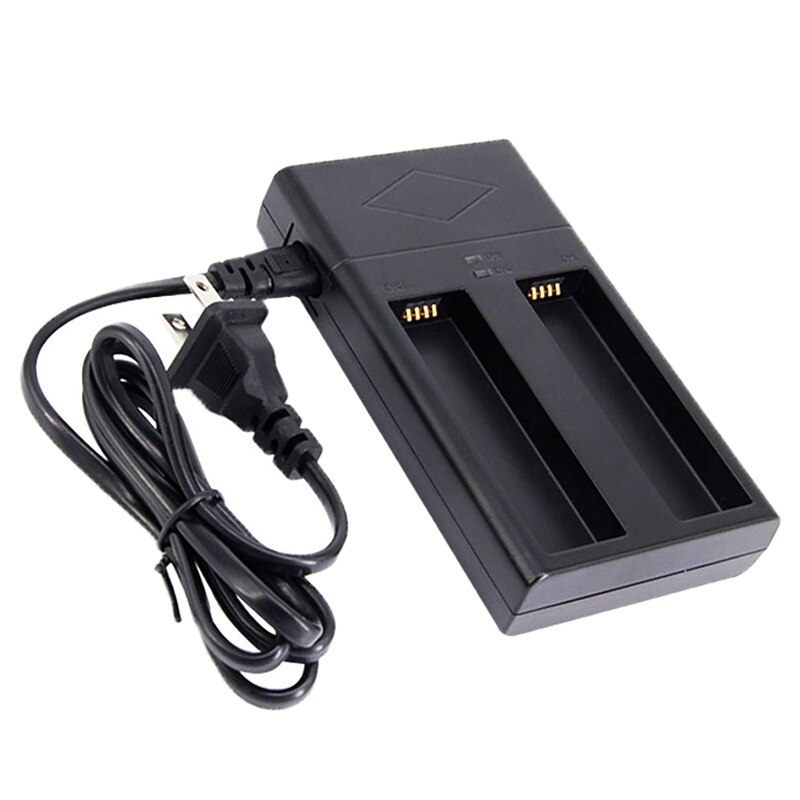 Kamera-akkuladegerät, intelligentes dual-ladegerät für dji osmo action-kameras, schnellladegerät: Blau