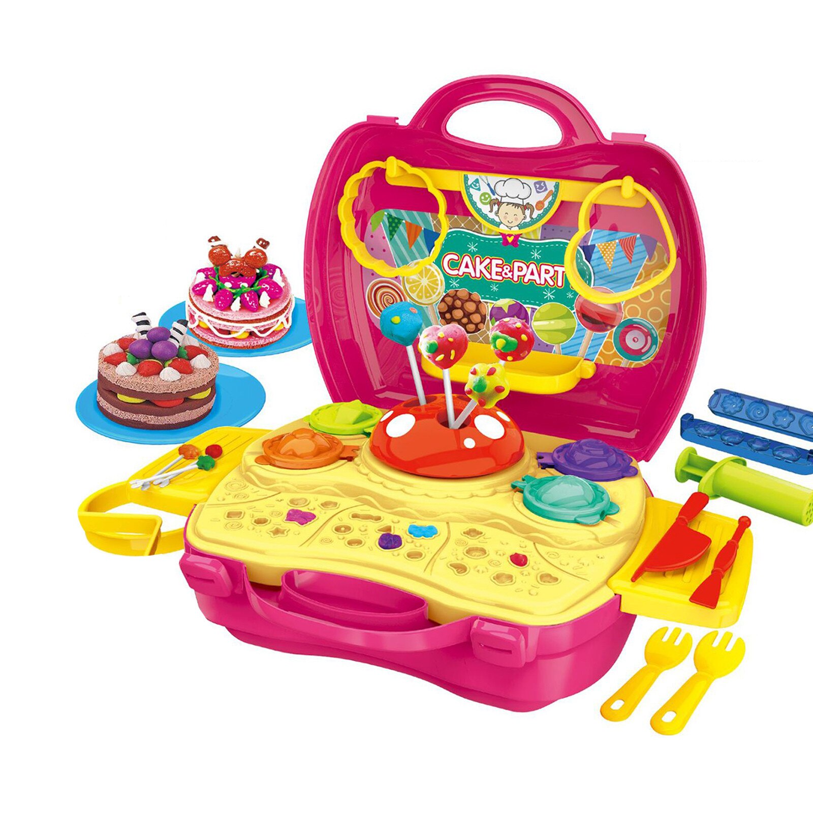 Udawaj zestaw zabawek mechanik zawody szefa kuchni odgrywanie ról zabawka prezent dla dziecka zestaw walizek mini rodzina gospodarowanie zabawki