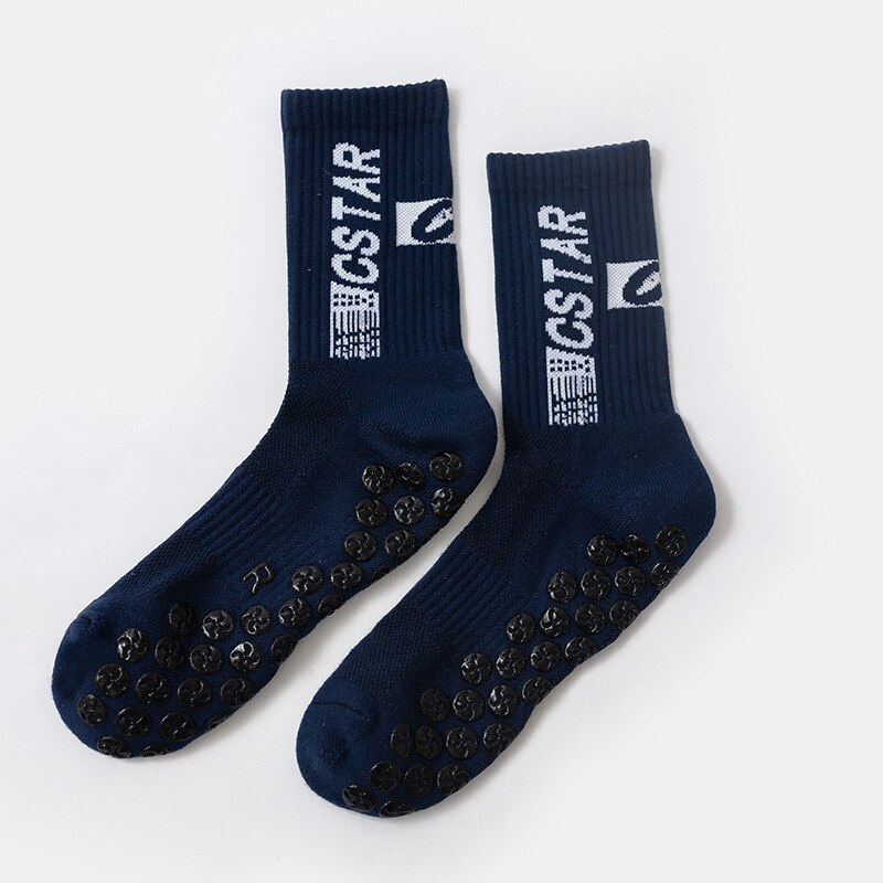 Comfortabele Anti-Slip Sokken Met Rubberen Zolen Te Beschermen Blote Voeten, Basketbal Sokken, Voetbal Sokken: c