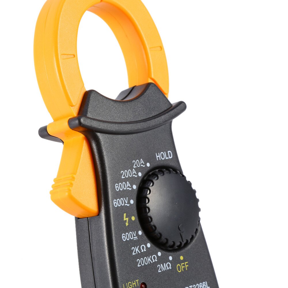Digital DT-3266L Clamp Meter Multimeter Current Clamp Pincers Voltmeter Ammeter 600A AC/DC Ohm Current Voltage Tester