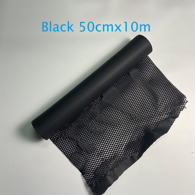 Black Honeycomb Packing Paper Wrap Recycled Cushion Wrapping Roll Eco Friendly Moving Green Wrap: Rose Red