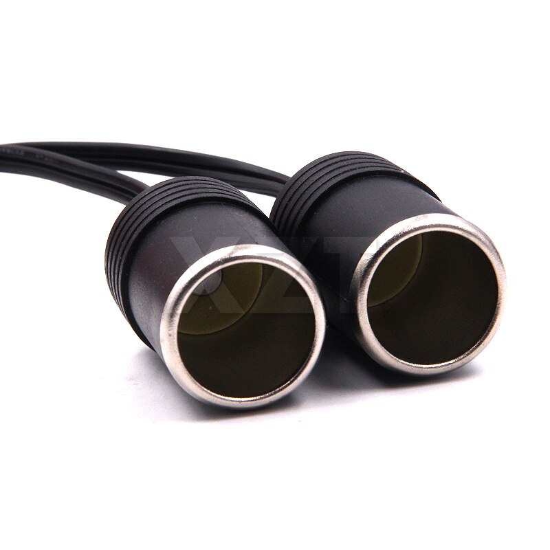 12V-24V 10A Dual Port Car Cigarette Lighter Power Charger Adapter Socket Splitter Female Socket Connector Adapter