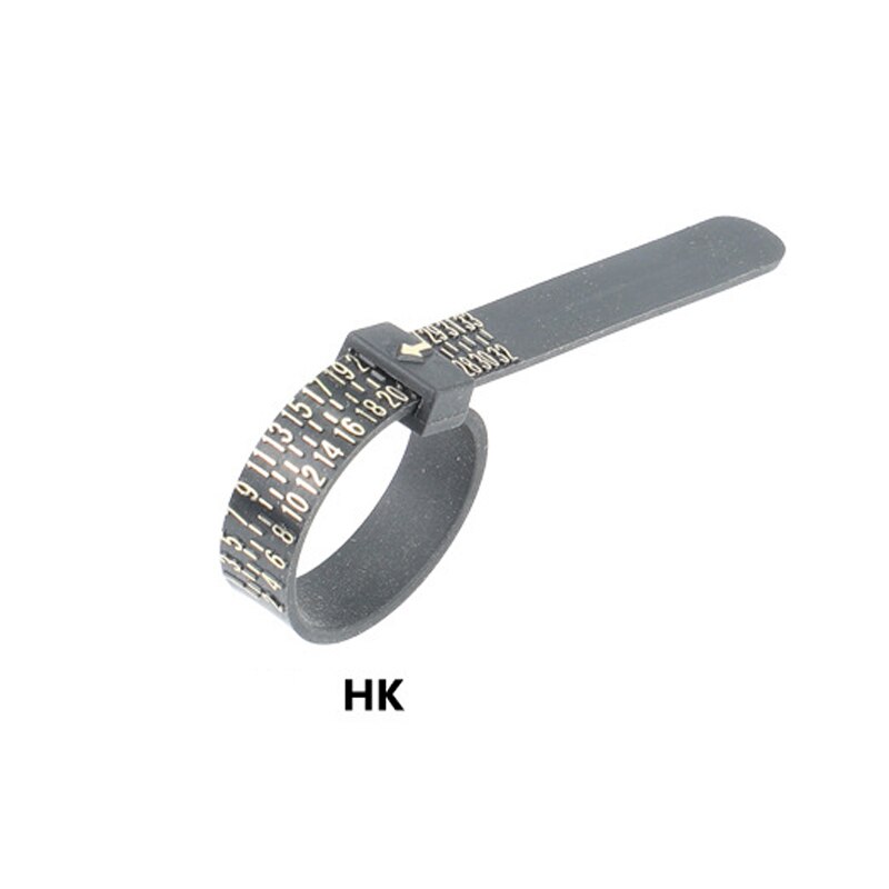 Professionelle Ring Dorn Stick Herrscher Vermesser Schmuck Werkzeuge US UK Japan EU HK Finger Gauge Ring Sizer Mess Größe Werkzeug set: HK