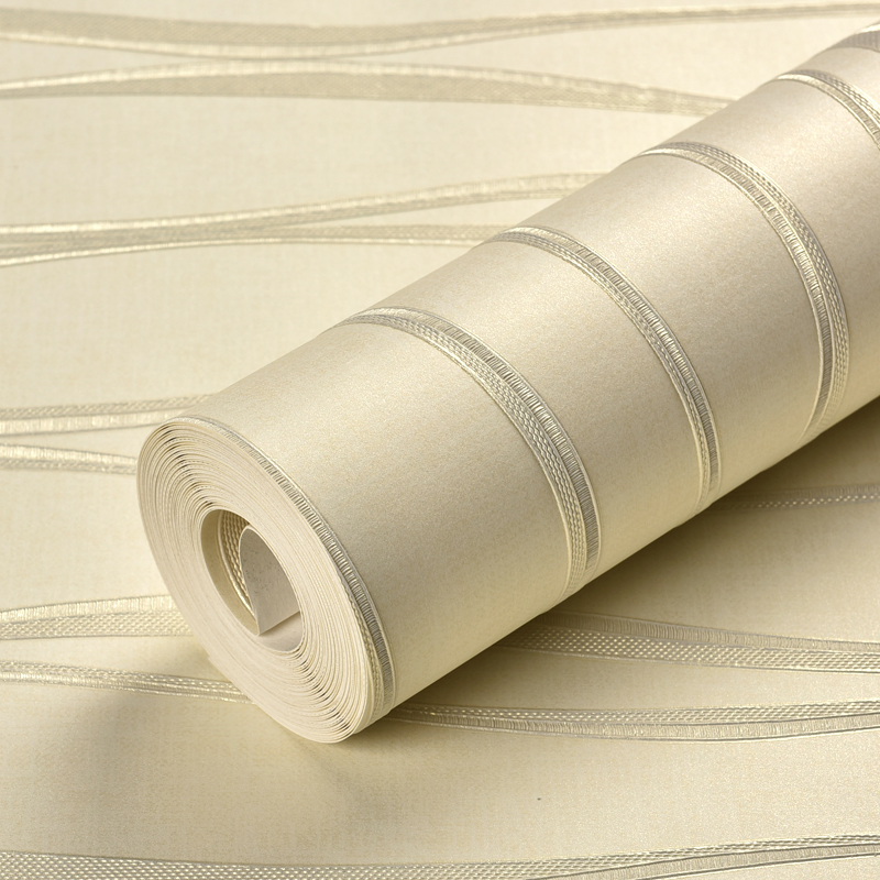 Mode Roze Beige Licht Blauw Gestreept Behang 3D Moderne Woonkamer Non Woven Geweven Streep Wall paper Rolls voor Slaapkamer