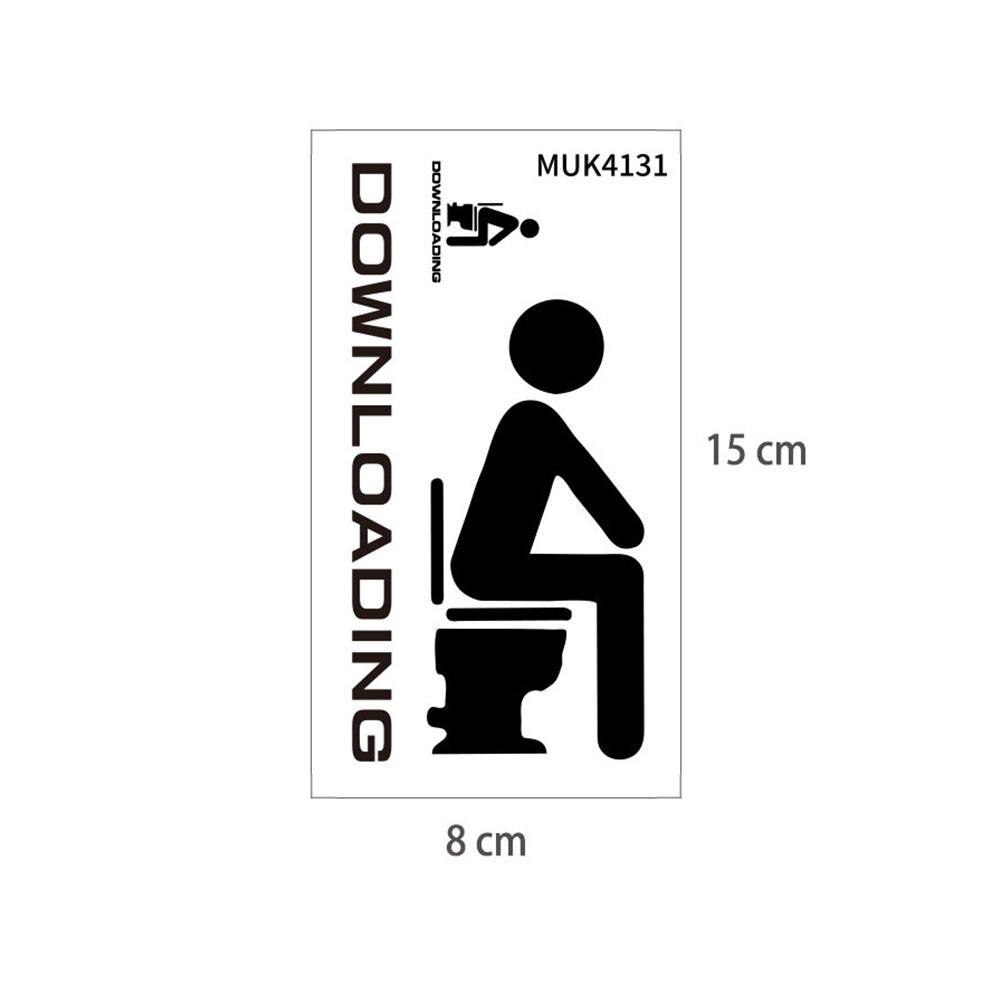 DIY Wall Decals Restrooms Bathroom Wall Stickers Home Decor Toilet Decal DIY Art Murals Home Decorations Art Sticker