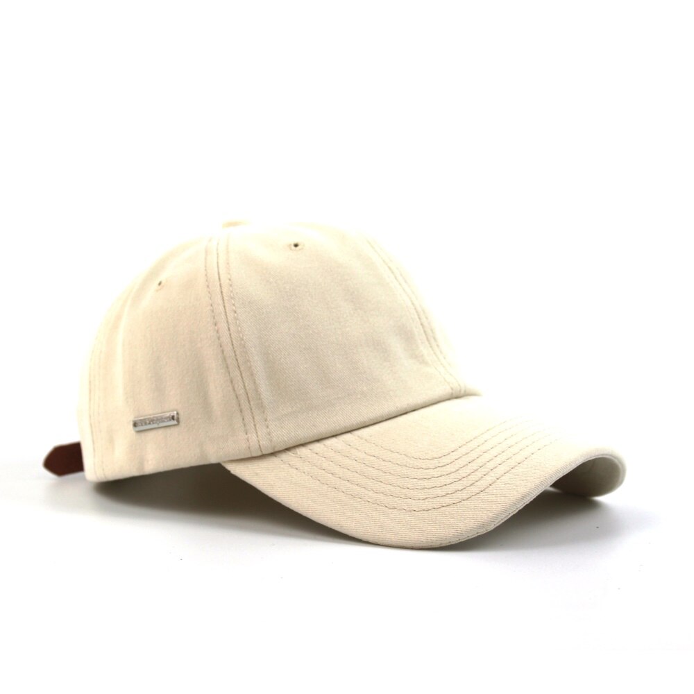 Baseball Cap Dad Hat Plain Men Women Cotton Adjustable Blank Unstructured Soft Polo Trucker Unisex Style Headwear: white