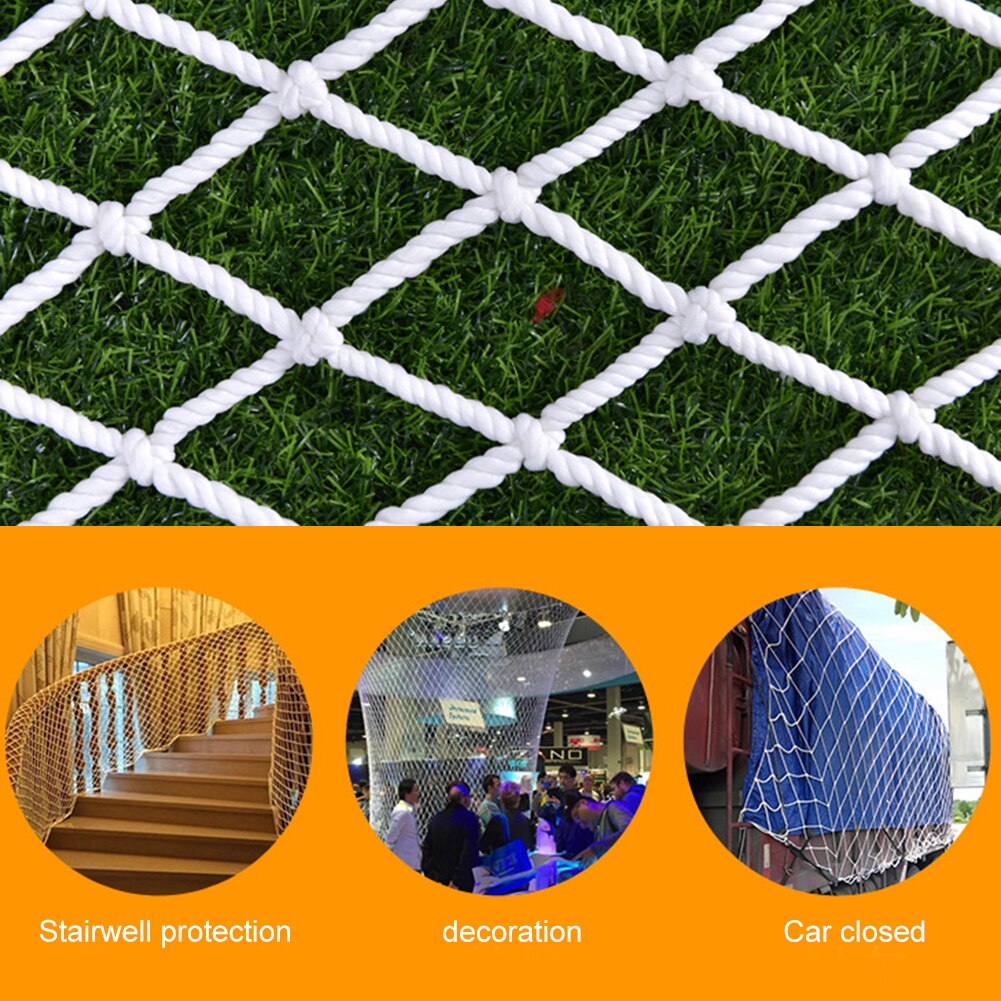Grid Stair Balcony Safety Net Kids Toddler Safe Deck Rail Guard Roving Banister Plant Cover DJA99