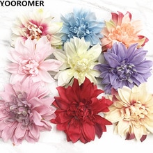 Yooromer 5 stk kunstig ottekantet vilde pæon blomst hoved diy hjem vase haven dekoration bryllupskrans