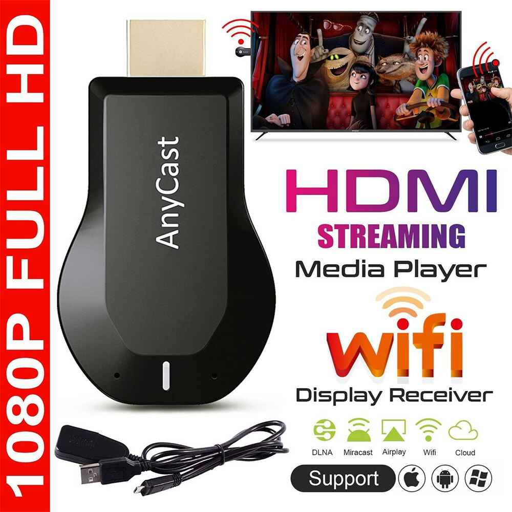 M2 Anycast Draadloze Tv Stick Display Ontvanger Hd 1080P Miracast Adapter Voor Android Ios Mirascreen Dongle Voor Dlna Miracast