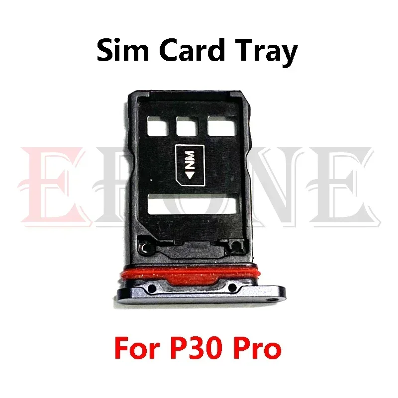 For Huawei P30 Pro Lite Sim Card Slot Tray Holder Sim Card Reader Socket