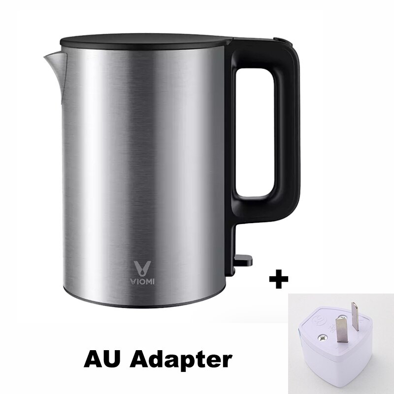 Viomi Electric Kettle 1800W Fast Boiling Automatic Power-Off Stainless Steel Water Kettle 1.5L Home Thermo Pot Office Teapot: AU Adapter