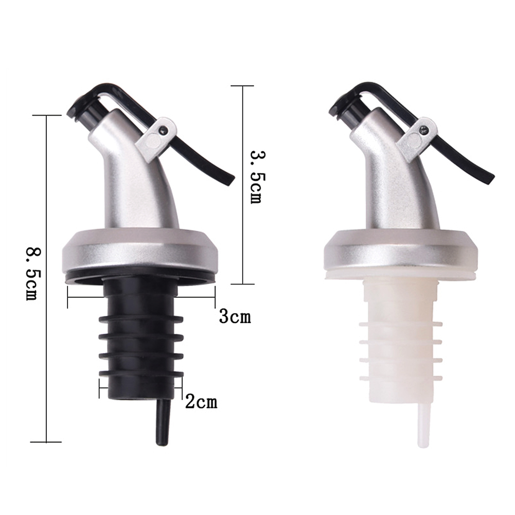 1pcs lekvrije nozzle mini giet saus kruiden tool water fles giet fles lekvrije flip top plug keuken accessoires