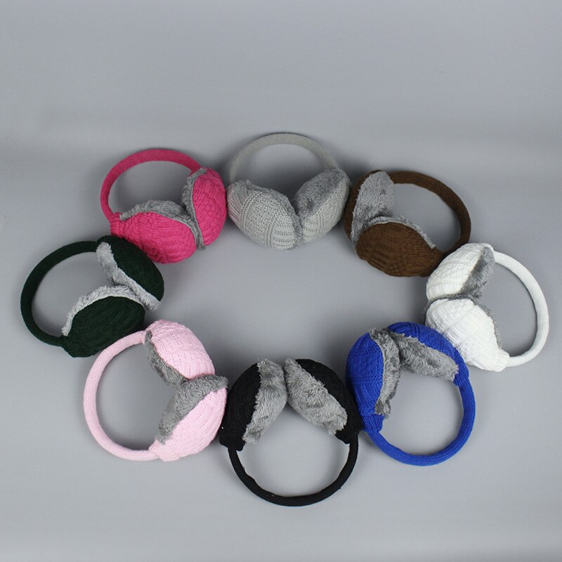 Winter Warm Earmuffs Knitted Women Ear Muffs for Man Earmuffs for Girls and Boys Ear Warmers Winter Earmuff Brand