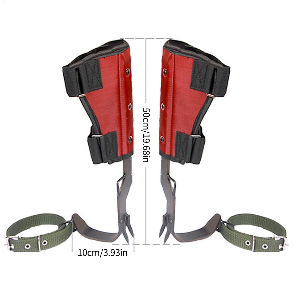 Tree Climbing Spikes Tree Shoes Boots Hunting Shoes Tree Climbing Equipment Artifact Kit Climber Arborist Aider Tool: light green