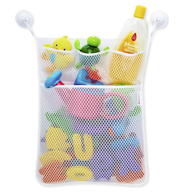 Babybadje badspeelgoed baby kinderspeelgoed opbergnet met sterke zuignap speelgoedzak net tas organisatie huishoudelijke artikelen