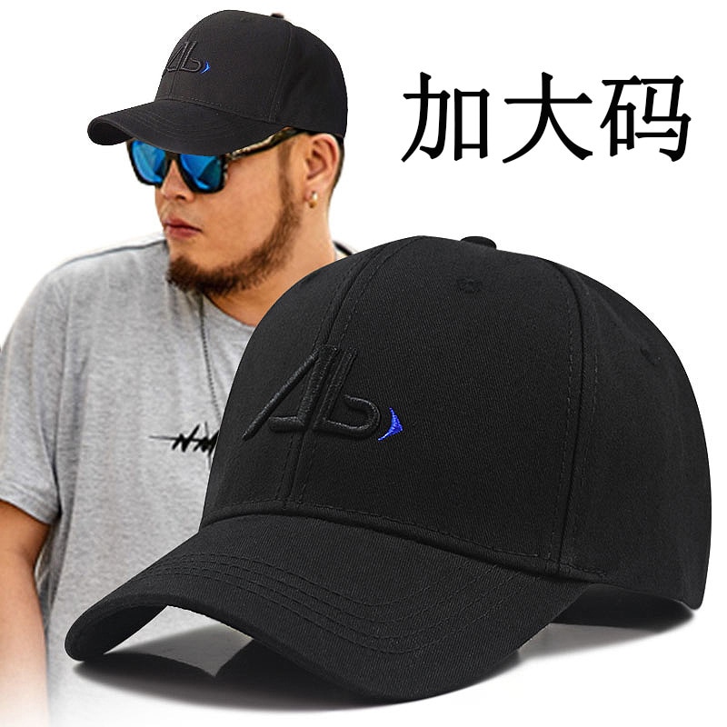 62-68Cm Grote Hoofd Man Big Size Causale Piekte Hoeden Cool Hiphop Hoed Man Plus Size Baseball caps