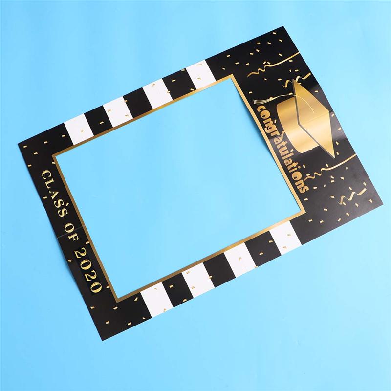1pc Photo Frame Graduation Bachelor Cap Photography Picture Accessories Photo Frame Selfie Frame for Graduation