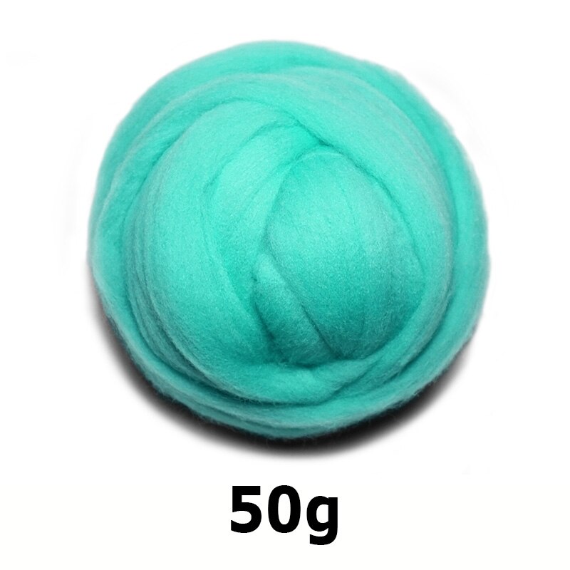 Trasporto libero di Lana fatti a mano Feltro per l' infeltrimento 50g Blu lago Perfetto in fa Feltro 19 #: 50g