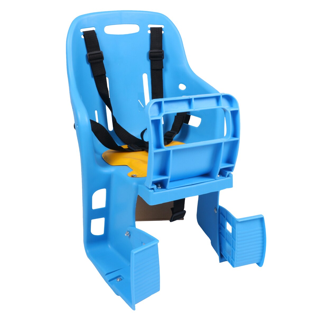 Bicycle Back Seat Quick Release Children Bike Seat Bicycle Back Adjustable Safety Seat For Bicycle MTB Road Bike: Blue