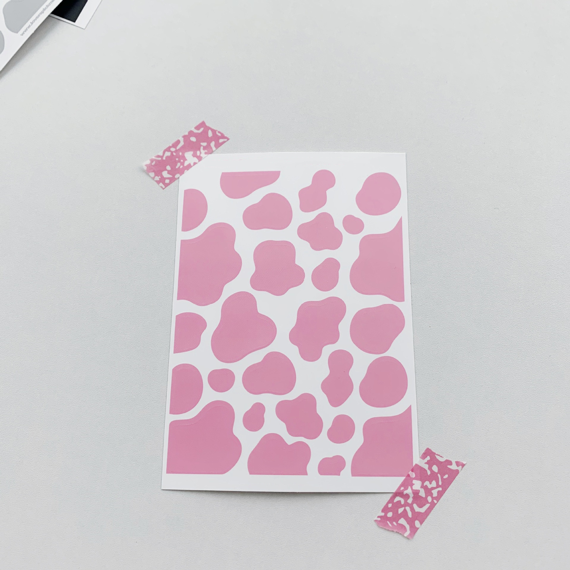 Cute Cow Pattern Waterproof Sticker DIY scrapbook diary happy plan sealing decoration sticker: B  1sheet 1bag