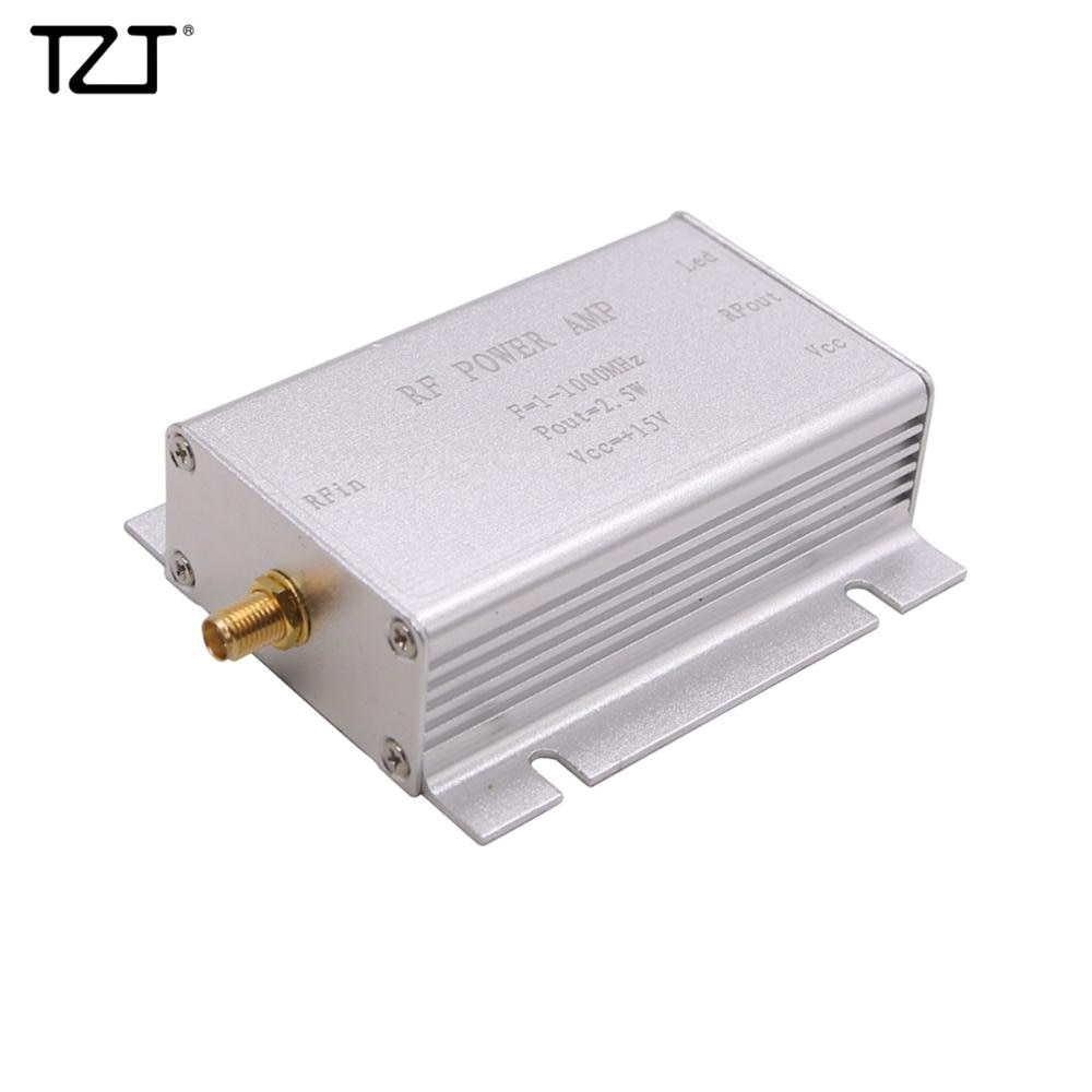 TZT 2.5W RF Power Amplifier 1-1000MHz Radio Frequency Power Amplifier Silver