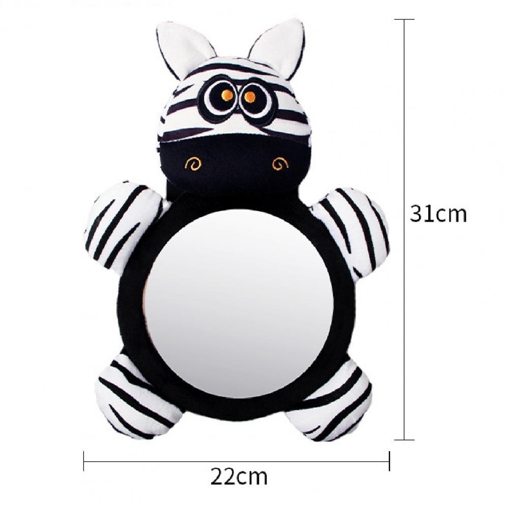 Miroir de voiture en plastique pour bébé, Installation facile, mignon, en forme d&#39;animal, siège de sécurité pour bébé/enfant, moniteur de siège arrière pour la conduite