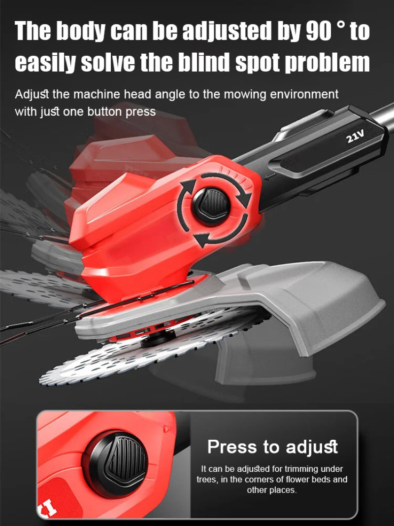 Home small brushless lithium battery lawn mower multifunction efficient lawn trimming lawn mower