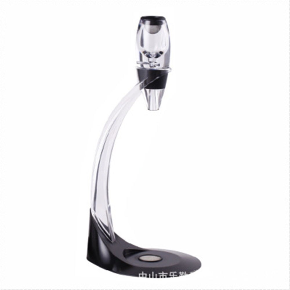Magic Wine Aerator Set Essential Decanter Pourer With Filter Stand Holder Wine Dispenser Vodka Quick Air Aerator For Home Bar