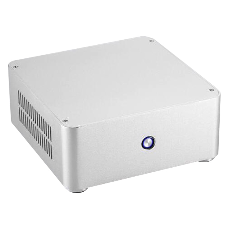 H80 Mini ITX Computer Case Aluminum PC Case Chassis for Without Power Supply: Default Title