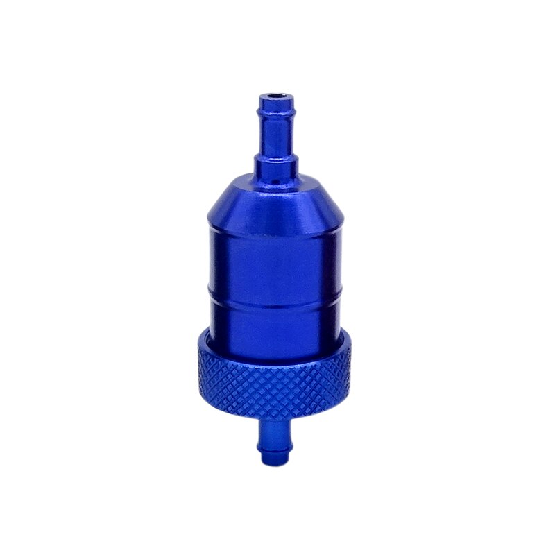 1 Pcs Motorfiets Olie Brandstoffilter Scooter Benzine Filters Aluminium Universele Voor Suzuki Yamaha Harley Motocross Benzine Tank: Blauw
