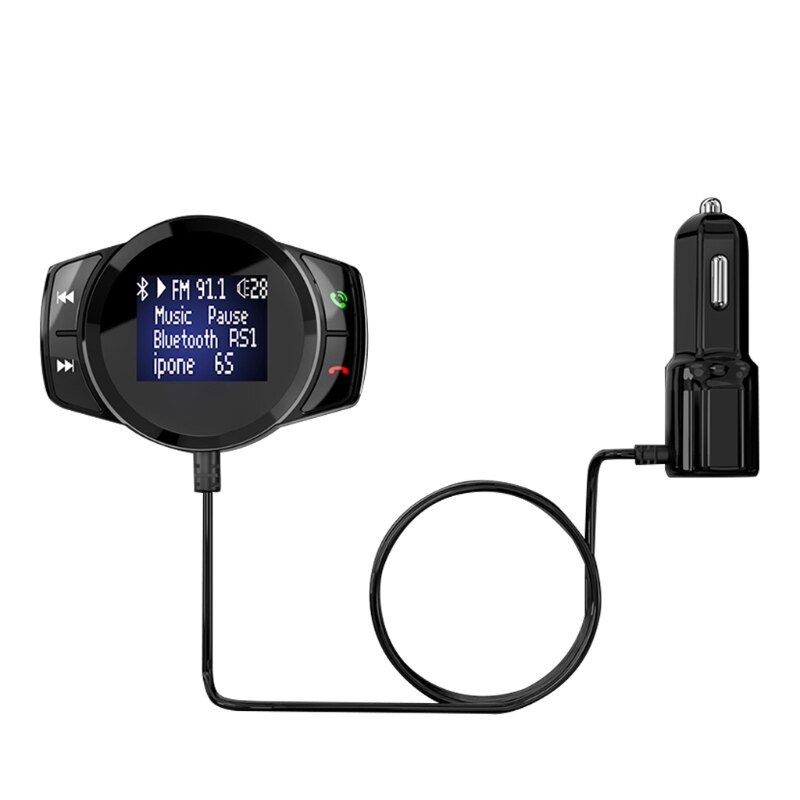 Large Screen Car Bluetooth Voice Kit Wireless Receiver for Handsfree Talking R2LC