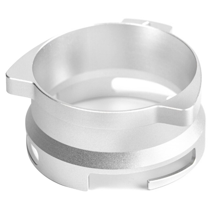 54Mm Coffee Powder Receiving Dosing Ring Rotatable Aluminum Alloy Loop For Breville 8 Series Coffee Machines: Silver