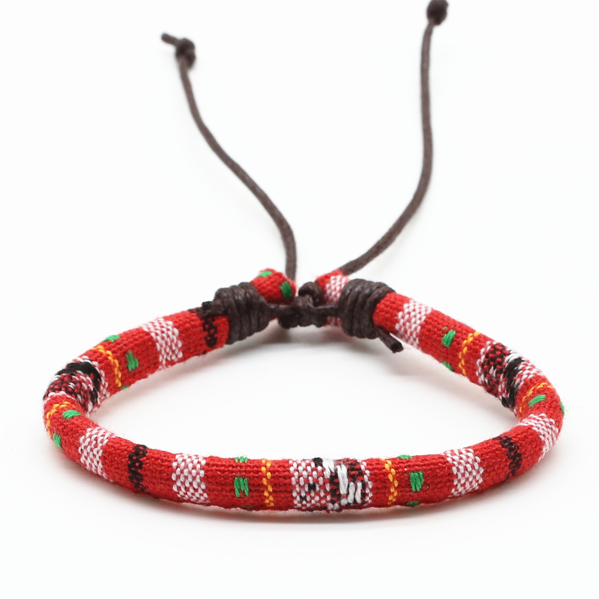 WestBull, Pulseras tejidas de cuerda étnica Vintage Multicolor para mujeres y hombres, Pulsera para hombre, para hombre, joyería al por mayor