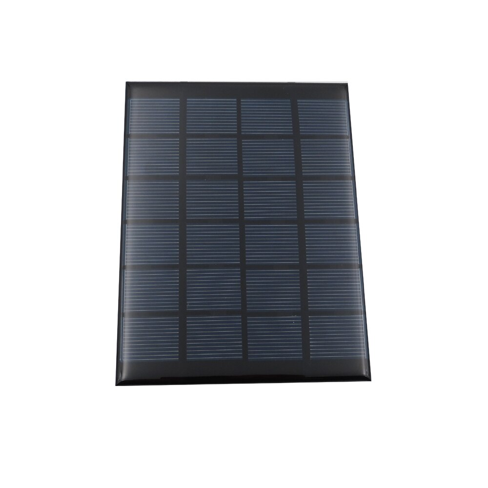 6v 333ma 2 watt 2w polypanel solcelle standard epoxy monokrystallinsk silicium gør-det-selv batteri strømopladningsmodul mini solcelle legetøj