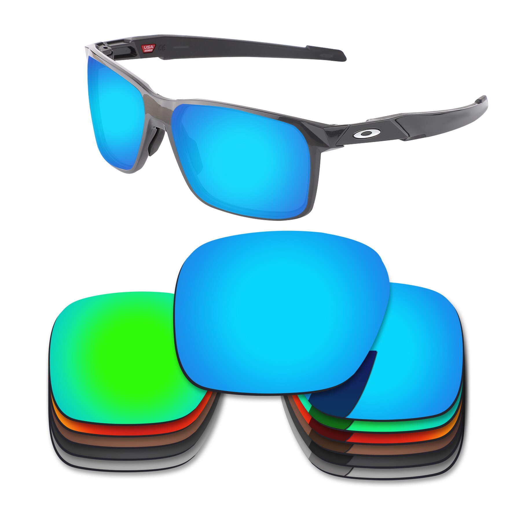 Alphax Vervanging Lenzen Voor-Oakley Portal X OO9460 Zonnebril Gepolariseerde-Meerdere Opties