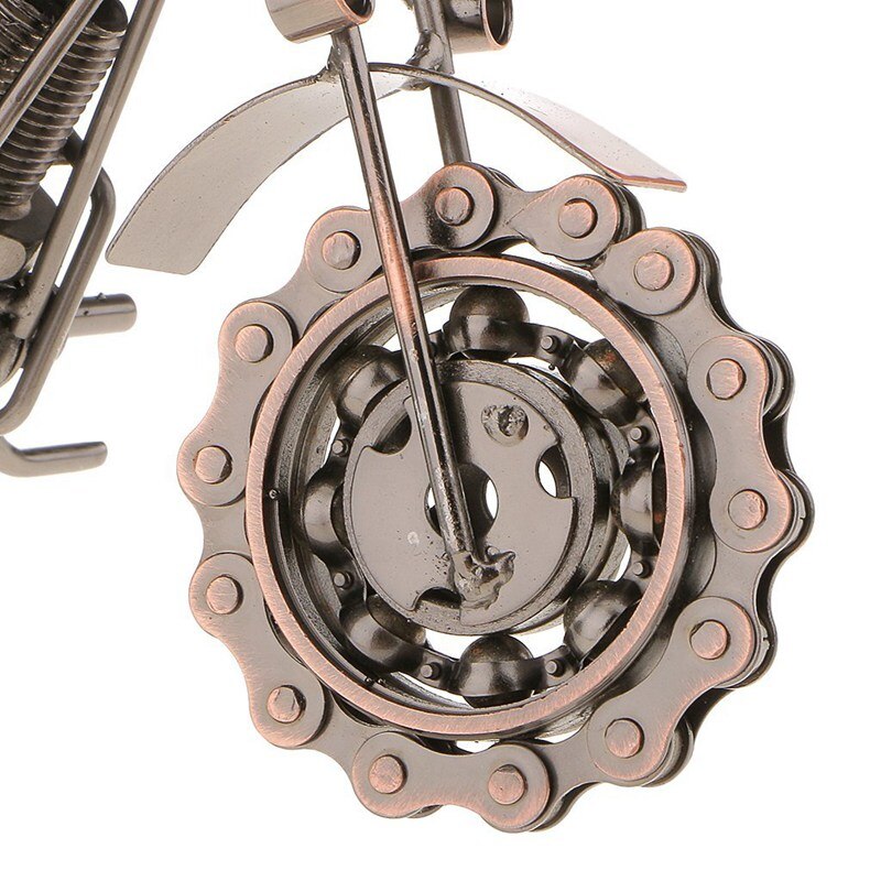 Jahrgang Metall Handwerk Motorrad Motorrad Modell Heimat Dekor Ornament