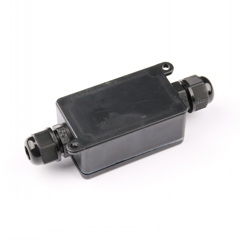 IP66 outdoor waterproof &amp; Flame retardant junction box with terminal white/black/transparent junction box one in and one out: black